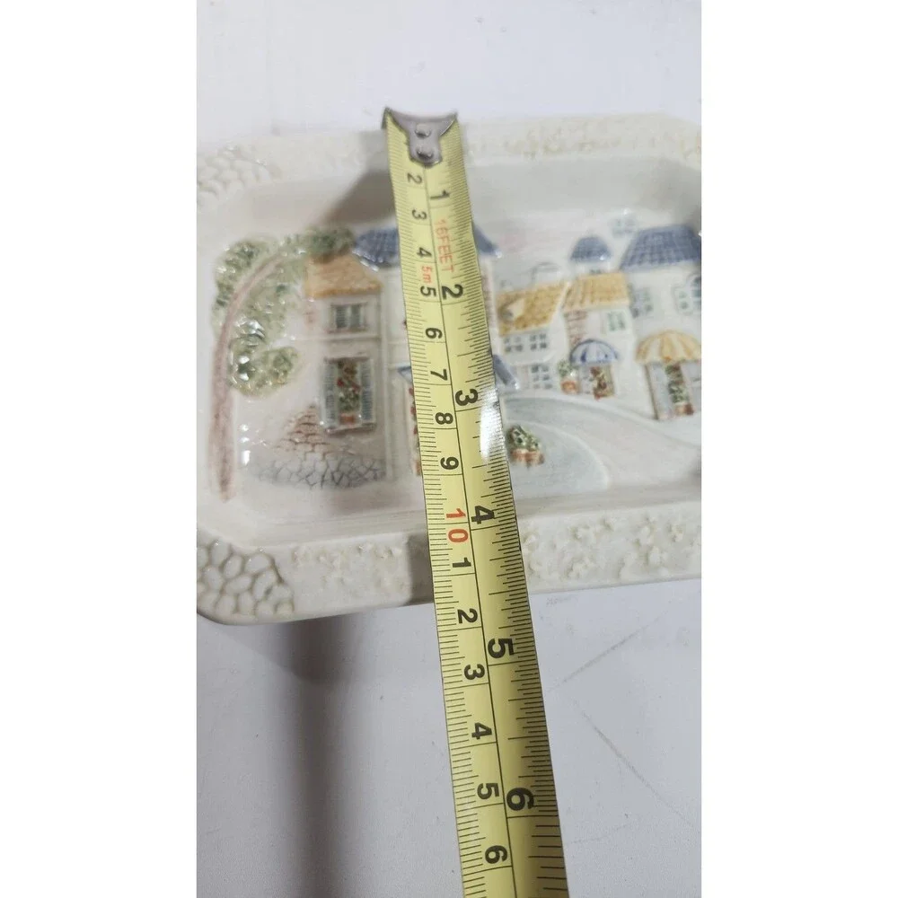 Croscill Village Square Soap Dish Bathroom Accessory New With Tag Multi Use